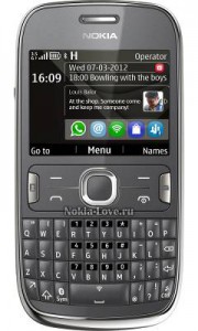 Nokia Asha 302  -  возможности и управление клавиатурой
